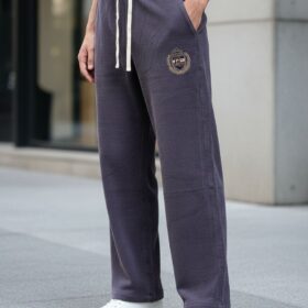 Pantalon large en coton unisexe — taille haute (L–XXXXL) – Image 4