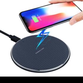 Chargeur sans fil Qi 15W ultra‑fin — Recharge rapide 10/15W (câble Micro‑USB inclus)