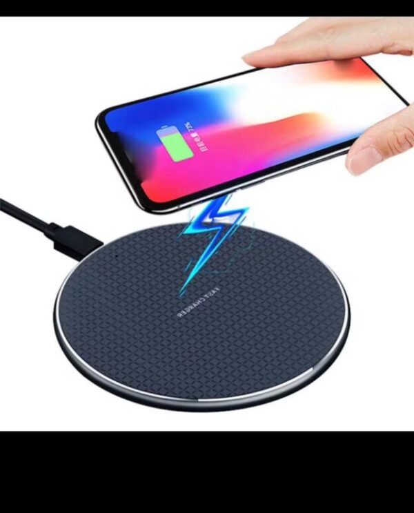 Chargeur sans fil Qi 15W ultra‑fin — Recharge rapide 10/15W (câble Micro‑USB inclus)