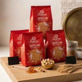 Biscuit Italien au Miel et au Lait- Lazzaroni Novellini Lot de 4 paquets