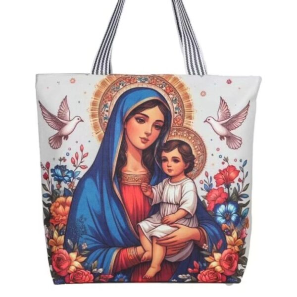 Tote bag / Sac fourre-tout - motif chrétien