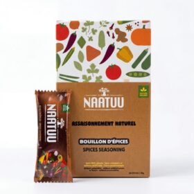 NAATUU Bouillon &Eacute;pices naturel &mdash; Bo&icirc;te de 20 sticks