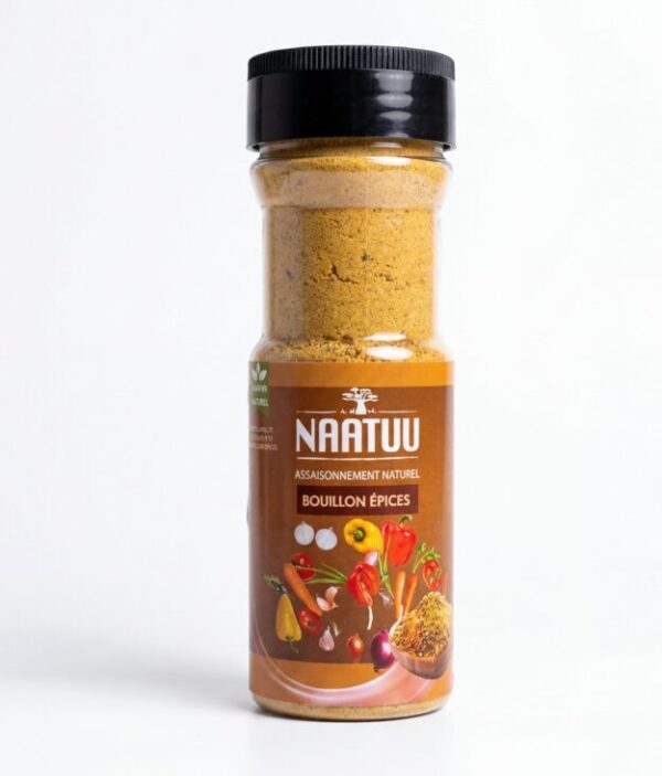NAATUU Bouillon Naturel d'Épices 120 g — Sans exhausteurs, colorants ni conservateurs