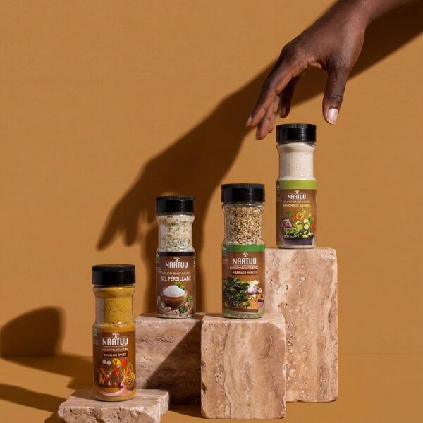 NAATUU Coffret Découverte — 4 assaisonnements naturels (3×120g + 175g)
