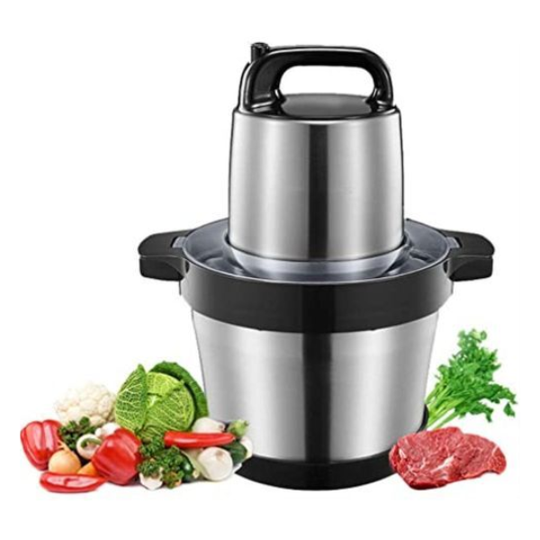 king Style — Hachoir électrique multifonction 6 L (bol inox)