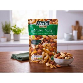 Coffret Cadeau "Pause Gourmande" - Panier Garni Premium : Café, Mix de Noix Alesto & Biscuits Croquants - Venant de Londres – Image 3