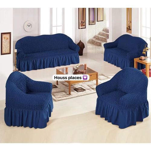 Housse extensible pour canapé 7 places — Grand modèle (95% polyester, 5% spandex)