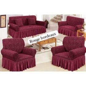 Housse extensible pour canapé 7 places — Grand modèle (95% polyester, 5% spandex) – Image 5