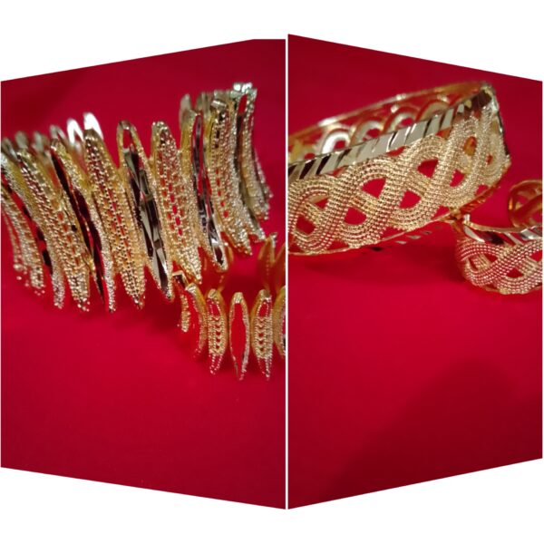 Set bracelet et bague plaqué — ensemble bijou élégant