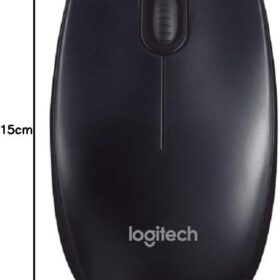 Souris filaire Logitech M90 — USB, noire – Image 2