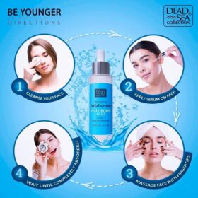 Coffret Soin Visage 3-en-1 - Acide Hyaluronique & Minéraux Mer Morte -Kit Complet Hydratation Intense - Sérum + Crème Jour/Nuit - Anti-Rides & Éclat - Anti-Âge – Image 5