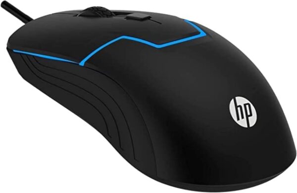 Souris filaire RGB 3 boutons — HP M100 (capteur optique)