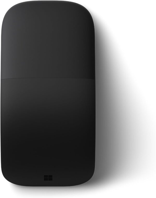 Souris Bluetooth Microsoft Arc Mouse —  noire ultra‑fine et ergonomique