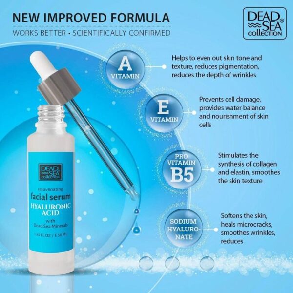 Coffret Soin Visage 3-en-1 - Acide Hyaluronique & Minéraux Mer Morte -Kit Complet Hydratation Intense - Sérum + Crème Jour/Nuit - Anti-Rides & Éclat - Anti-Âge