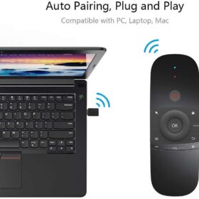 WeChip W1 Air Mouse — Télécommande Airmouse 2,4 GHz & Bluetooth (Clavier QWERTY, 6 axes) – Image 2