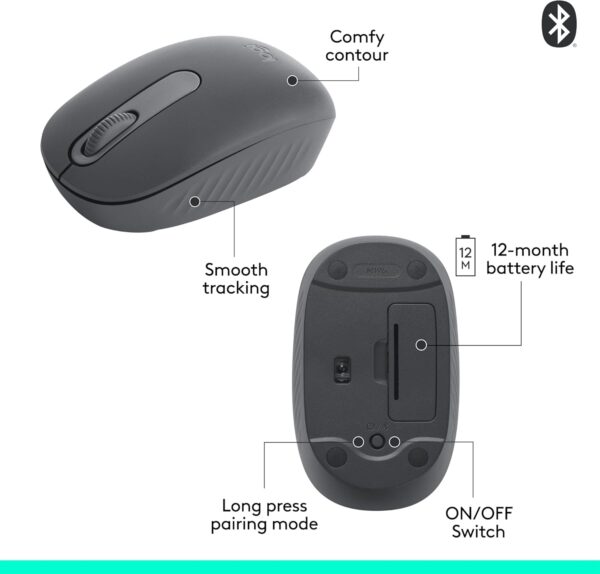 Souris sans fil Logitech M196 —  Bluetooth compacte