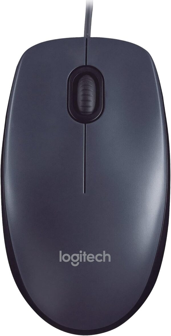 Souris filaire Logitech M90 — USB, noire