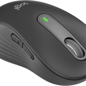 Souris sans fil  Logitech Signature M650 L — pour gaucher, Graphite (Taille L) – Image 2