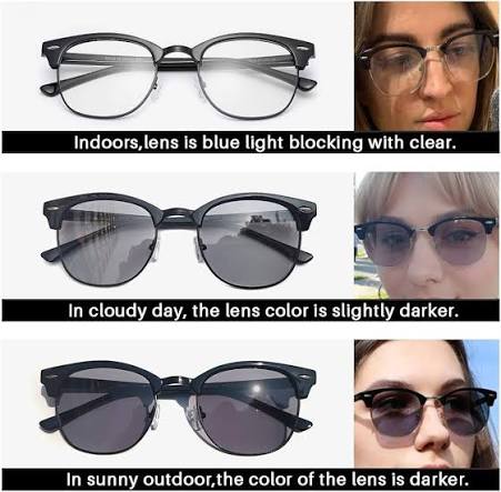 Lunettes photo-grays