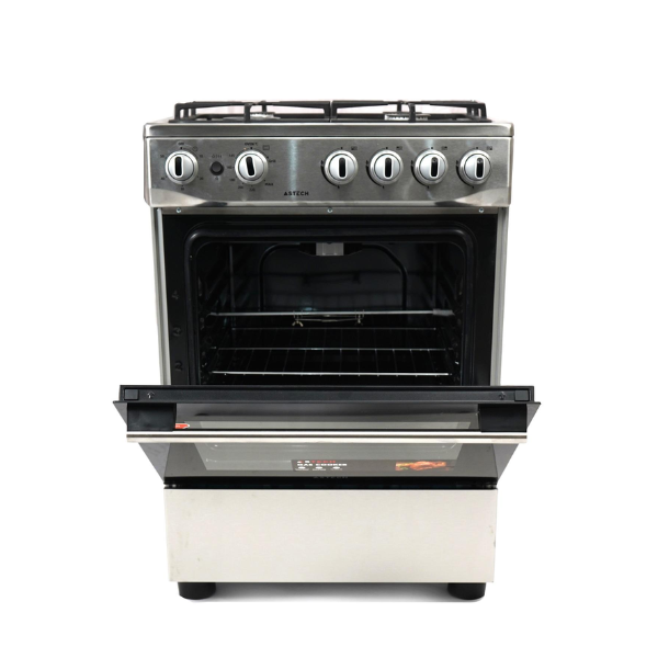 Cuisinière à gaz Astech CK63DA010 60x60 4 feux ( Full Option )