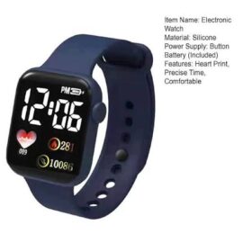 Montre LED numérique — Design minimaliste, lecture nocturne – Image 4