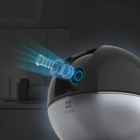 EZVIZ C6W – Caméra IP Wi-Fi Panoramique Intérieure 2K, Vision Nocturne, IA & Audio Bidirectionnel – Image 4
