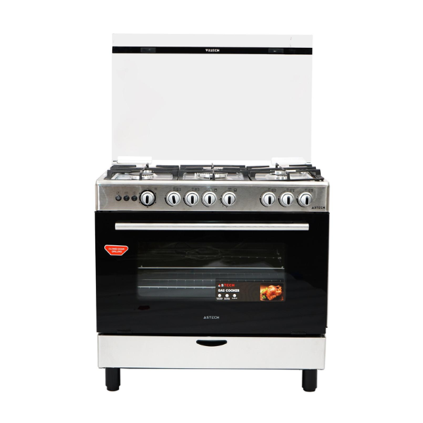Cuisinière à gaz Astech CK93DA010 90x60 5 feux