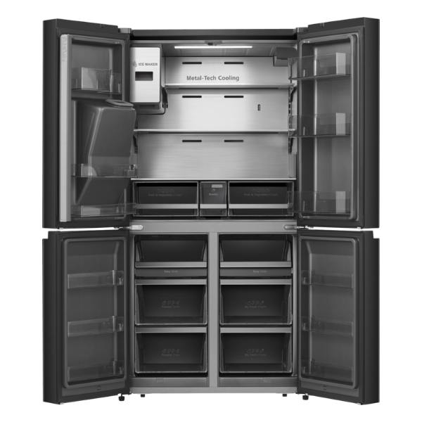 Réfrigérateur combiné  Hisense RQ9P600GTL 617L ( No Frost- Distributeur d'Eau et de Glace-Wifi)