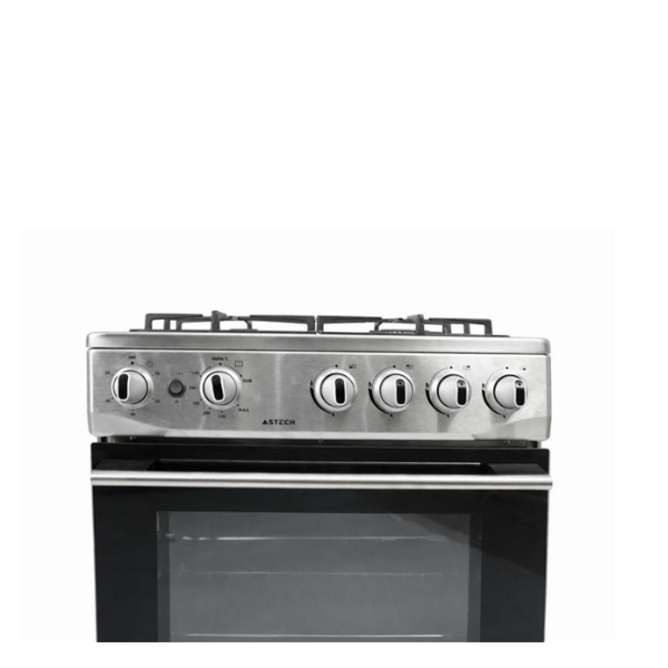 Cuisinière à gaz Astech CK63DA010 60x60 4 feux ( Full Option )