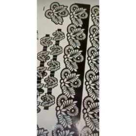 Pochoir henné motif fleur Large —Utilisable par 2 personnes — pochoir tatouage temporaire