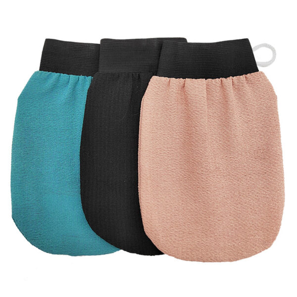 Gants de douche exfoliants