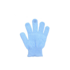 Lot de 10 gants de douche exfoliants double-face (5 doigts) — Polyester/Nylon – Image 3