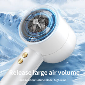 Mini ventilateur portable USB N68 — 100 vitesses, écran LED – Image 7