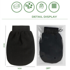 Lot de 10 gants de douche exfoliants double-face (5 doigts) — Polyester/Nylon