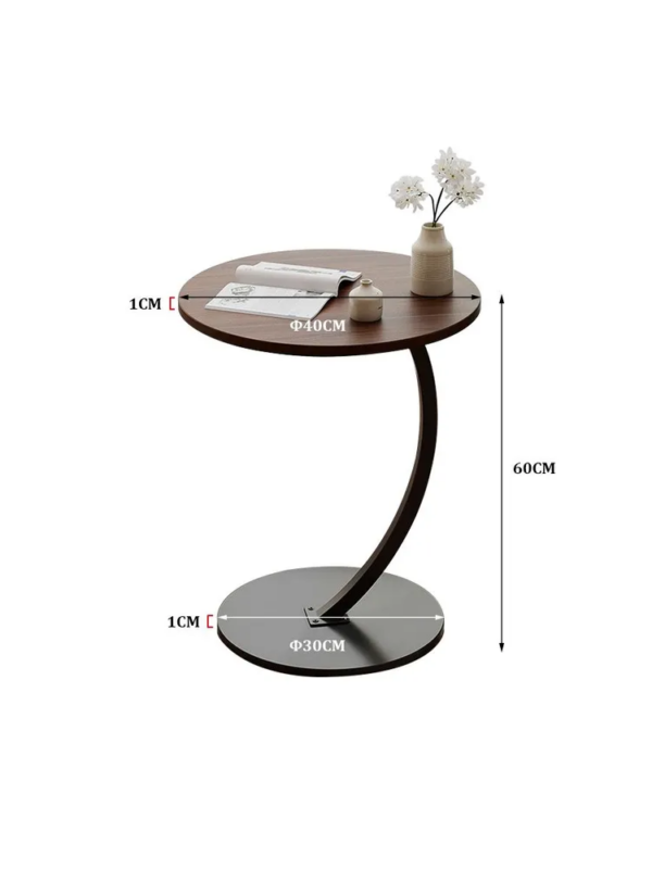 Table basse simple et petite à poser au sol avec rangement pour chambre à coucher, salon et balcon