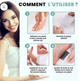 Kinoki Patch Détox Plantaires — 10 patchs (application nocturne) – Image 3