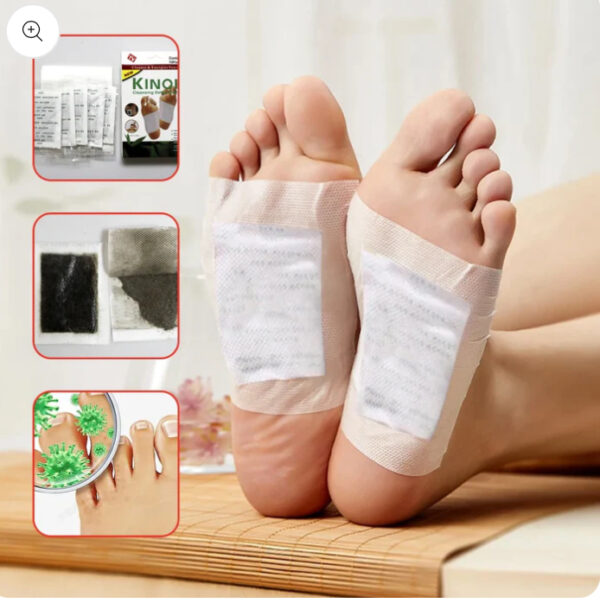 Kinoki Patch Détox Plantaires — 10 patchs (application nocturne)