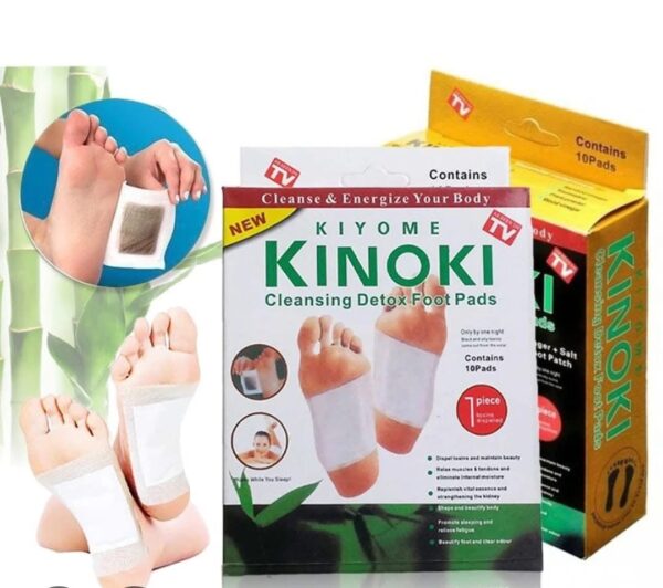 Kinoki Patch Détox Plantaires — 10 patchs (application nocturne)