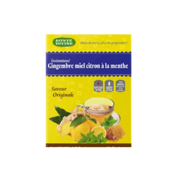 Infusion Gingembre, Miel, Citron & Menthe — 20 sachets Infusion Gingembre, Miel, Citron & Menthe — 20 sachets