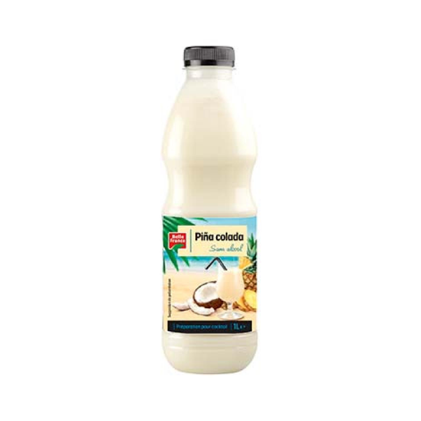 Jus cocktail noix de coco Pina Colada sans alcool — Bouteille 1 L Jus cocktail noix de coco Pina Colada sans alcool — Bouteille 1 L