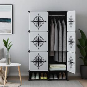 Armoire modulaire plastique 9 cases