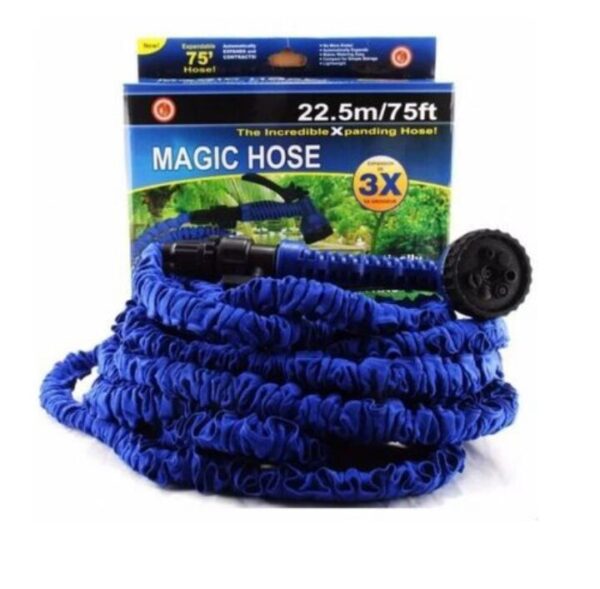 Magic Hose — Tuyau d'arrosage extensible 22,5 m (anti‑entortillement)