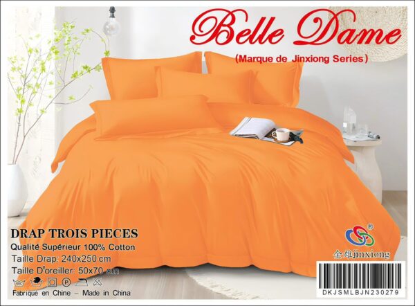 Ensemble Drap 3 Pièces 100% Coton – Qualité Supérieure Ensemble Drap 3 Pièces 100% Coton – Qualité Supérieure