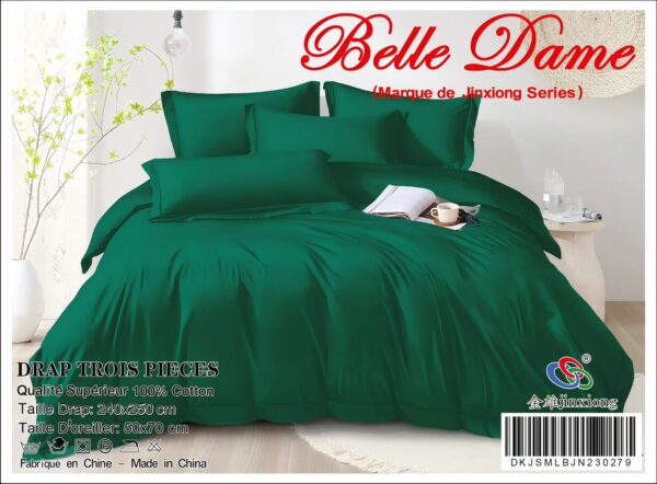 Ensemble Drap 3 Pièces 100% Coton – Qualité Supérieure Ensemble Drap 3 Pièces 100% Coton – Qualité Supérieure