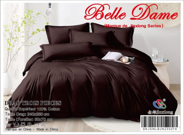 Ensemble Drap 3 Pièces 100% Coton – Qualité Supérieure Ensemble Drap 3 Pièces 100% Coton – Qualité Supérieure