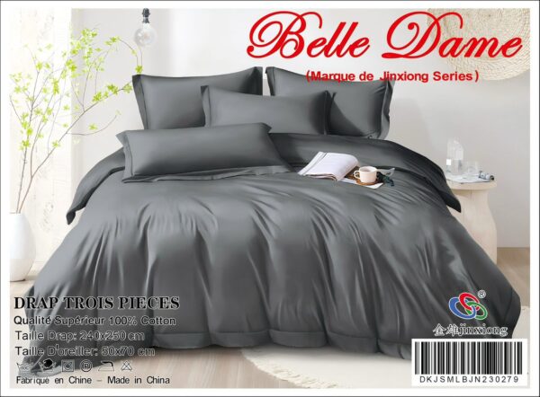 Ensemble Drap 3 Pièces 100% Coton – Qualité Supérieure Ensemble Drap 3 Pièces 100% Coton – Qualité Supérieure