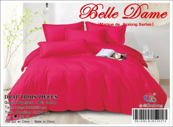 Ensemble Drap 3 Pièces 100% Coton – Qualité Supérieure Ensemble Drap 3 Pièces 100% Coton – Qualité Supérieure