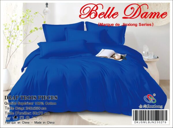 Ensemble Drap 3 Pièces 100% Coton – Qualité Supérieure Ensemble Drap 3 Pièces 100% Coton – Qualité Supérieure