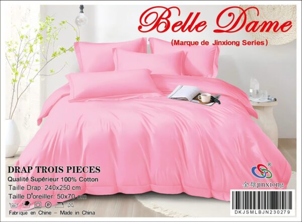 Ensemble Drap 3 Pièces 100% Coton – Qualité Supérieure Ensemble Drap 3 Pièces 100% Coton – Qualité Supérieure