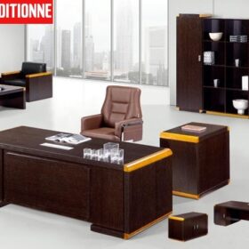 Bureau de Direction  RS-02 2200*1900*760 ROSEWOOD 957 SANS MEUBLE RECONDI